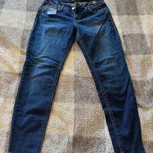 Silver Jeans Women's Deep Indigo Skinny Jeans